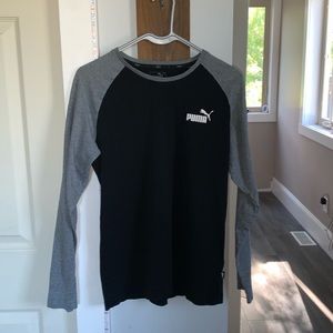 Black and Grey Puma Long Sleeve